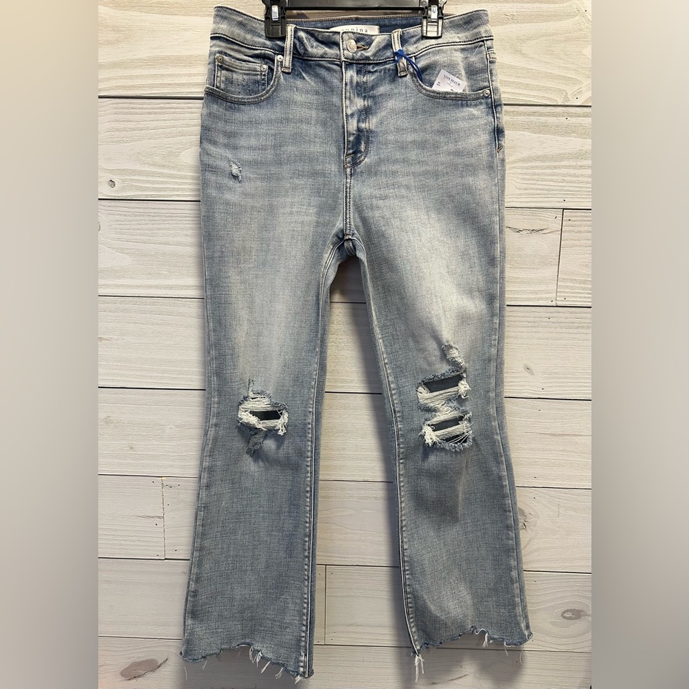 Eunina - High-Rise Cropped Jeans